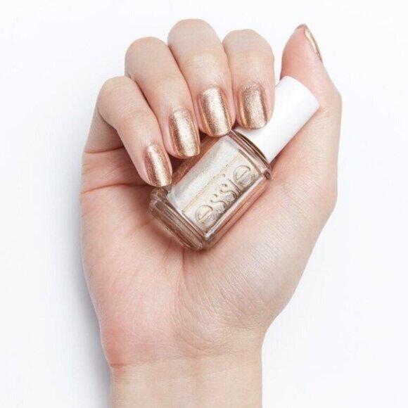 Essie Polish 1620 Mosaic On Down Lacquer 2020 Collection Gold - Picture 1 of 7